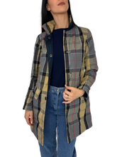 Carica l&#39;immagine nel visualizzatore di Gallery, TRENCH DONNA BLU REVERSIBILE

