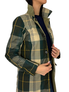 TRENCH DONNA VERDE REVERSIBILE