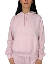 Carica l&#39;immagine nel visualizzatore di Gallery, FELPA DONNA CON CAPPUCCIO ROSA
