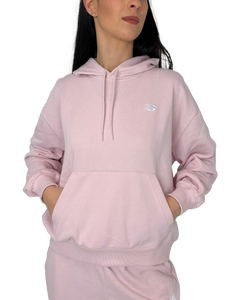 FELPA DONNA CON CAPPUCCIO ROSA