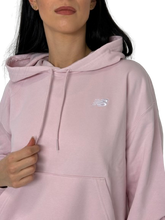 Carica l&#39;immagine nel visualizzatore di Gallery, FELPA DONNA CON CAPPUCCIO ROSA
