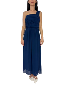 ABITO DONNA LUNGO BLU SCURO