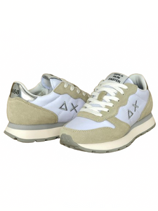 SNEAKERS DONNA BIANCHE/BEIGE Z34202 ALLY GOLD SILVER