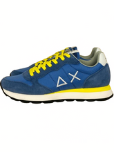 Carica l&#39;immagine nel visualizzatore di Gallery, SNEAKERS UOMO BLU/GIALLE Z34101 TOM SOLID
