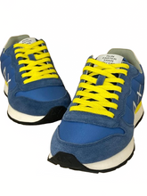 Carica l&#39;immagine nel visualizzatore di Gallery, SNEAKERS UOMO BLU/GIALLE Z34101 TOM SOLID
