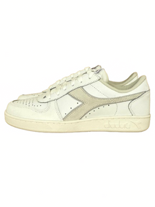 SNEAKERS DONNA BIANCHE/ARGENTO MAGIC BASKET