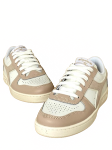 SNEAKERS DONNA BIANCHE/ROSA MAGIC BASKET