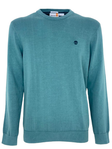 PULLOVER UOMO AZZURRO GIROCOLLO