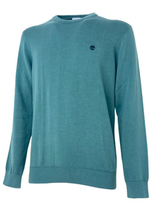 PULLOVER UOMO AZZURRO GIROCOLLO