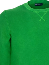 Carica l&#39;immagine nel visualizzatore di Gallery, PULLOVER UOMO VERDE 100% COTONE
