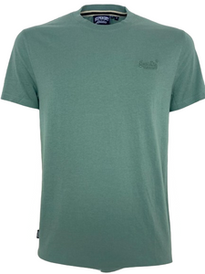 T-SHIRT UOMO VERDE SALVIA 100% COTONE