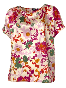 BLUSA DONNA A FANTASIA ROSA