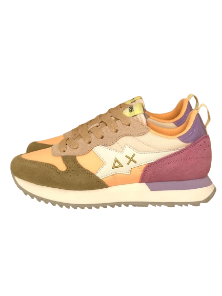 SNEAKERS DONNA ARANCIO/VIOLA Z34210 STARGIRL MULTICOLOR