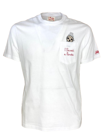 T-SHIRT UOMO BIANCA CON LOGO