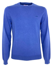 Carica l&#39;immagine nel visualizzatore di Gallery, PULLOVER UOMO BLU COBALTO MISTO LANA
