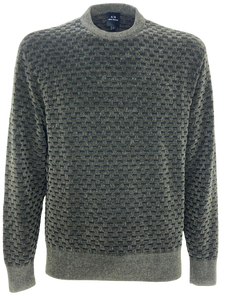 PULLOVER UOMO GRIGIO GIROCOLLO