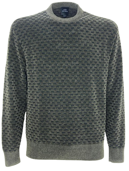 PULLOVER UOMO GRIGIO GIROCOLLO