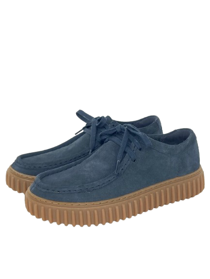 SCARPA UOMO BLU TORHILL LO NAVY SUEDE