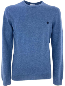 PULLOVER UOMO BLU GIROCOLLO