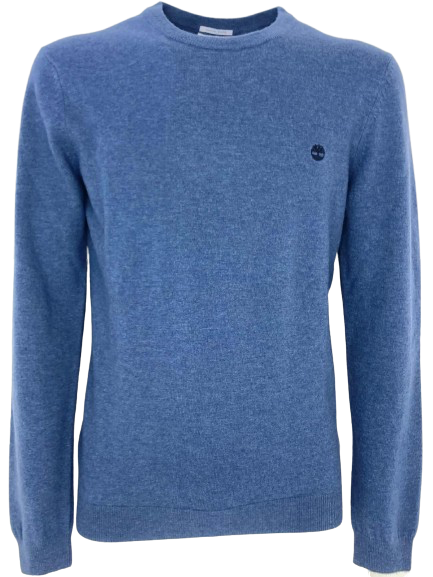 PULLOVER UOMO BLU GIROCOLLO