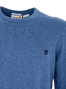 PULLOVER UOMO BLU GIROCOLLO