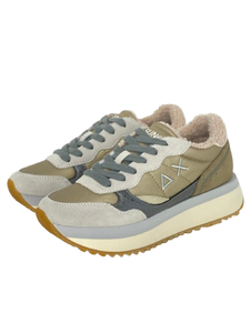 SNEAKERS DONNA BEIGE/MARRONI Z44213