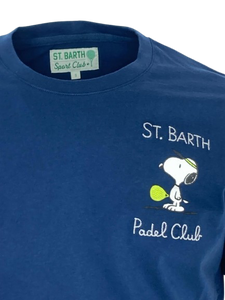 T-SHIRT UOMO BLU PADEL CLUB