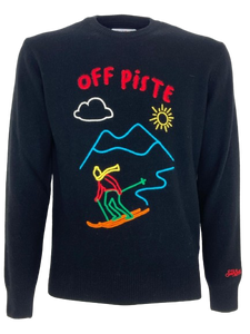 PULLOVER UOMO BLU OFF PISTE