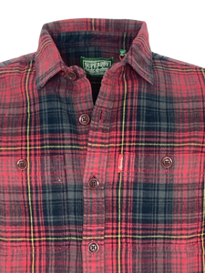 CAMICIA UOMO ROSSA FANTASIA CHECK