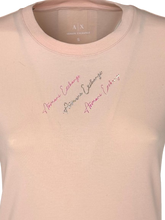 Carica l&#39;immagine nel visualizzatore di Gallery, T-SHIRT DONNA ROSA CON LOGO FRONTALE

