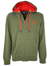 Carica l&#39;immagine nel visualizzatore di Gallery, FELPA UOMO VERDE MILITARE CON CAPPUCCIO
