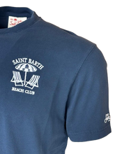 Carica l&#39;immagine nel visualizzatore di Gallery, T-SHIRT UOMO BLU BEACH CLUB

