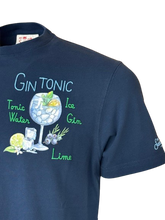 Carica l&#39;immagine nel visualizzatore di Gallery, T-SHIRT UOMO BLU GIN TONIC
