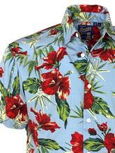 Carica l&#39;immagine nel visualizzatore di Gallery, CAMICIA UOMO MANICHE CORTE FANTASIA FLORALE
