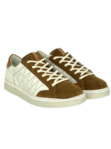 SCARPE UOMO BIANCHE/MARRONI M022 0134