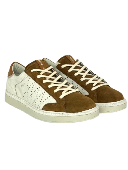 SCARPE UOMO BIANCHE/MARRONI M022 0134