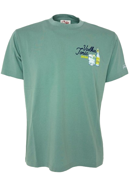 TSHIRT UOMO VERDE VODKA TONIC