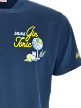 Carica l&#39;immagine nel visualizzatore di Gallery, TSHIRT UOMO BLU GIN TONIC
