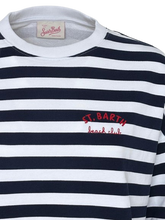 Carica l&#39;immagine nel visualizzatore di Gallery, MAGLIA DONNA A RIGHE BIANCO/NERA
