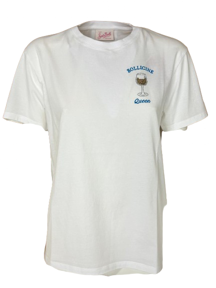 T-SHIRT DONNA BIANCA BOLLICINE