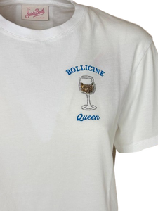 T-SHIRT DONNA BIANCA BOLLICINE