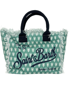 BORSA GRANDE CANVAS SALVIA