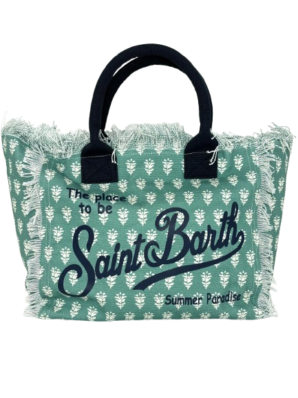 BORSA GRANDE CANVAS SALVIA