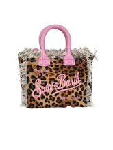 Carica l&#39;immagine nel visualizzatore di Gallery, BORSA MINI CANVAS LEOPARDATA
