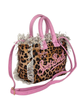 Carica l&#39;immagine nel visualizzatore di Gallery, BORSA MINI CANVAS LEOPARDATA
