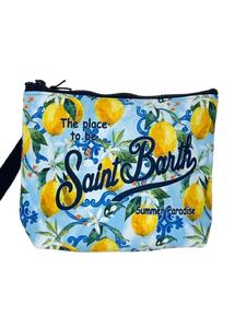 POCHETTE NEOPRENE AZZURRA LIMONI