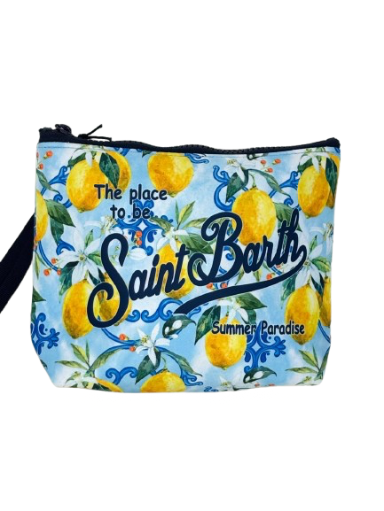 POCHETTE NEOPRENE AZZURRA LIMONI