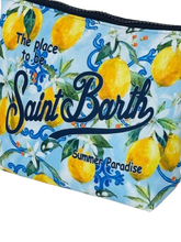 Carica l&#39;immagine nel visualizzatore di Gallery, POCHETTE NEOPRENE AZZURRA LIMONI
