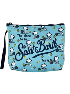 POCHETTE NEOPRENE AZZURRA SNOOPY TENNIS TEAM
