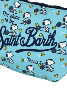 POCHETTE NEOPRENE AZZURRA SNOOPY TENNIS TEAM